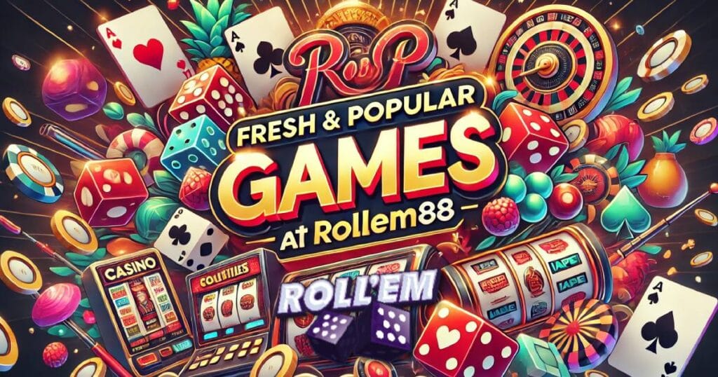 Rollem88 Casino Fresh & Popular Casino Games