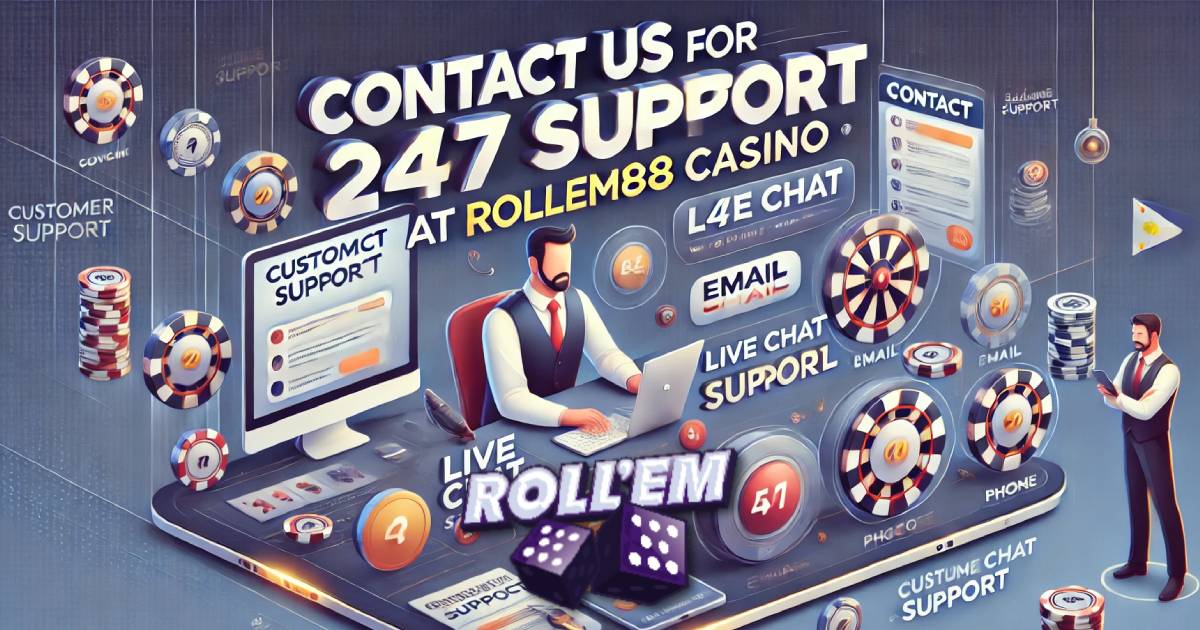 Contact Us | Get Support at Rollem88 Casino